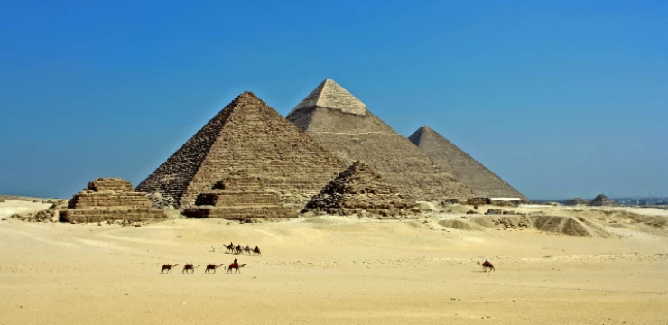 Tour to Giza pyramids, Saqqara, and Motor Boat ride from Makadi Bay 