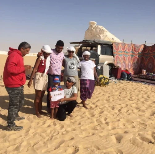 Circuit du désert blanc et de l'oasis de Bahariya au départ du Caire en 7 jours