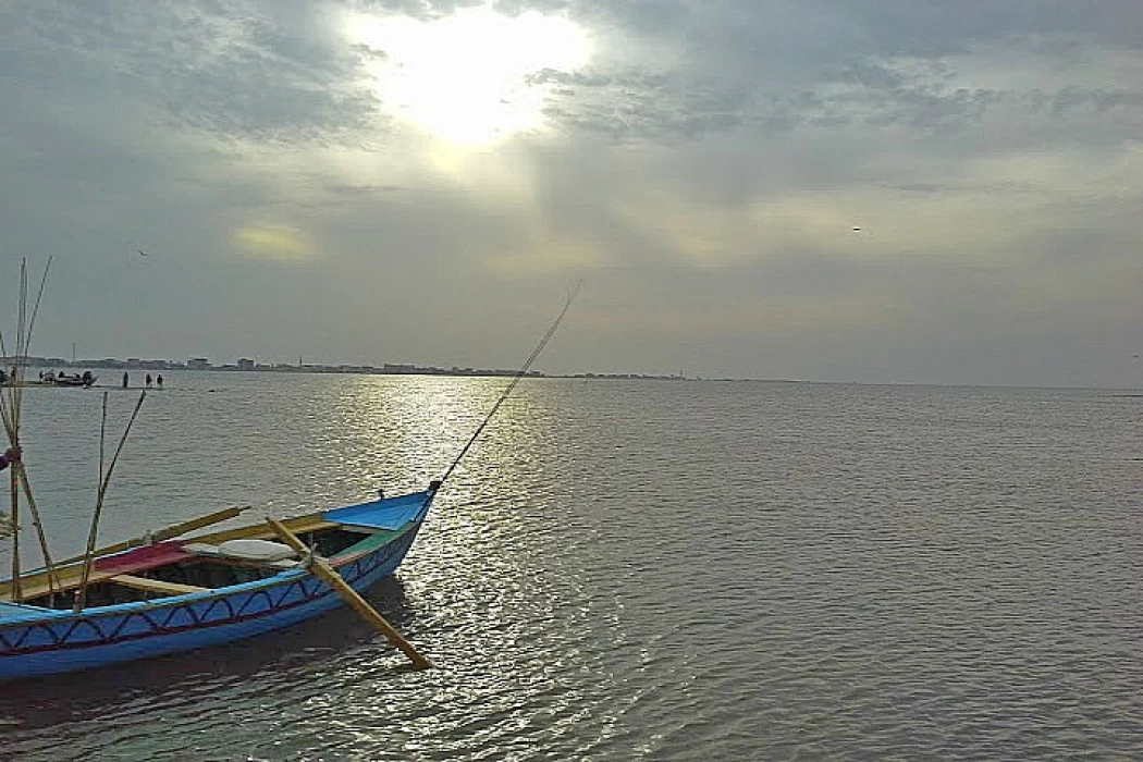 Lake Qarun in Egypt