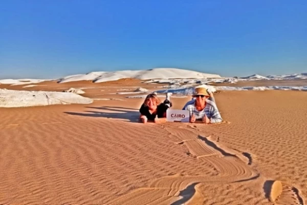 Excursion de 2 jours dans le désert blanc et l'Oasis de Bahariya