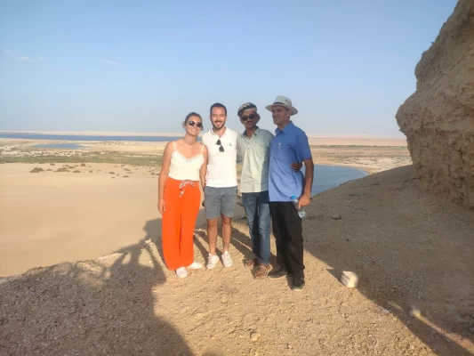 Circuit privé dans le désert blanc et l'Oasis de Bahariya