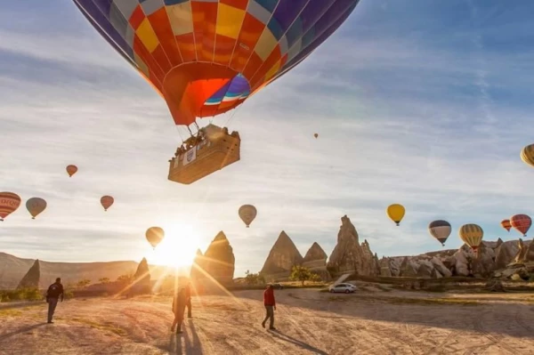 Heißluftballonfahrt in Kappadokien