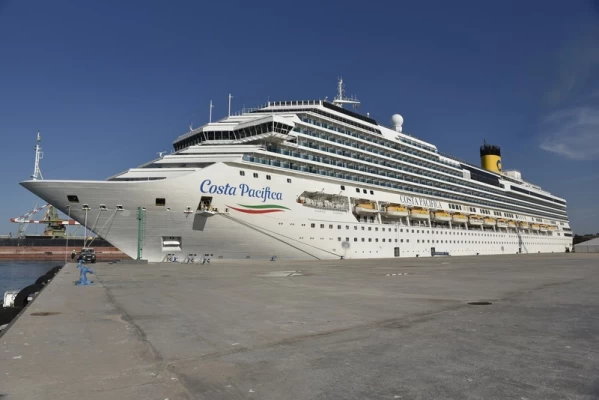 Le navire de croisière Costa Pacifica fait escale à Port Saïd