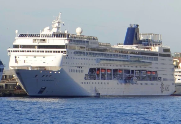 MSC Armonia Cruise Ship that Stops in Port Said