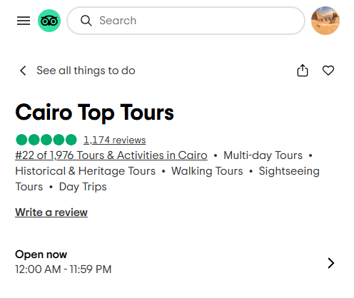 Cairo Top Tours